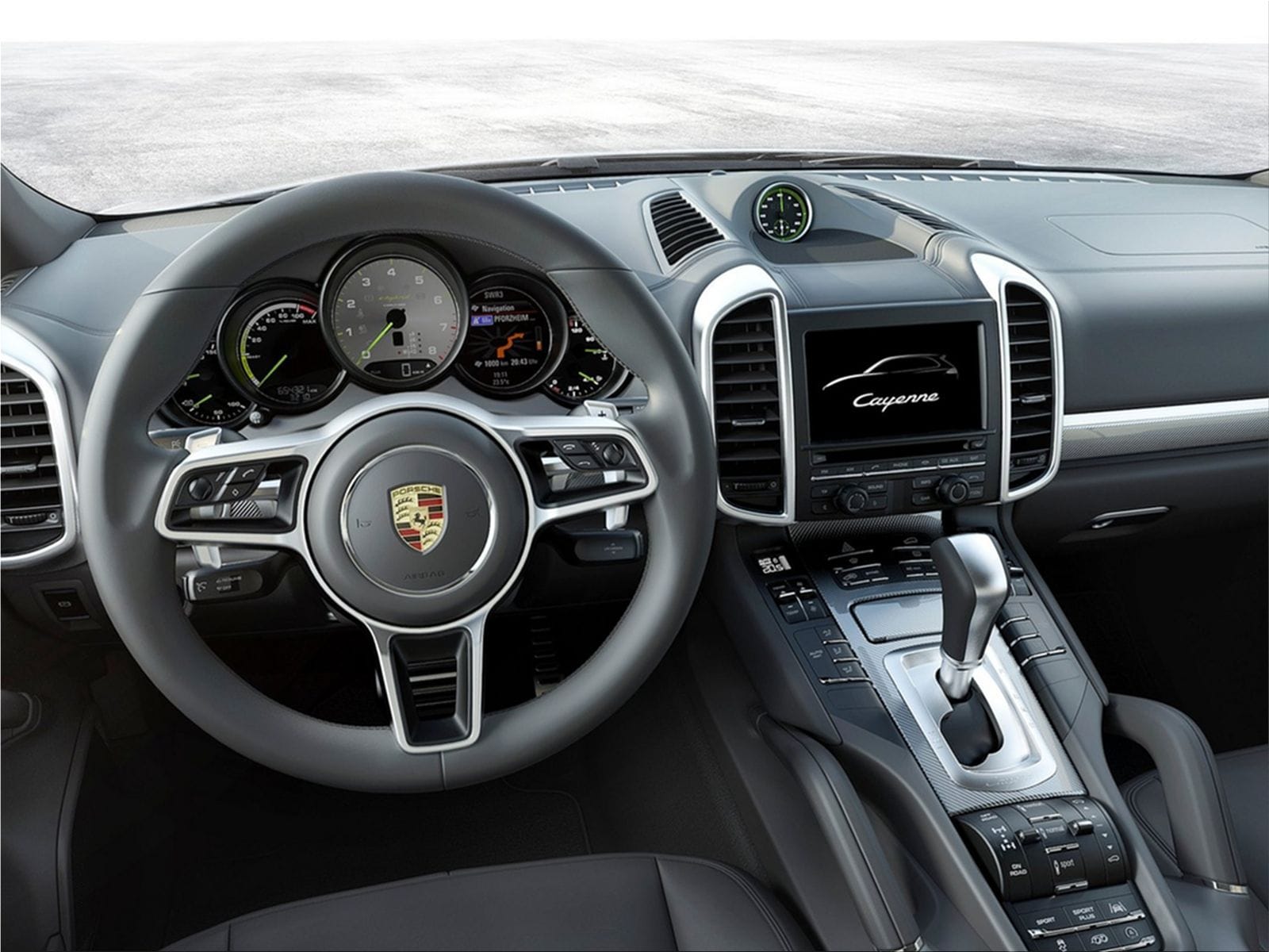 Порше кайен салон фото Porsche Cayenne a SUV sports car Car Division