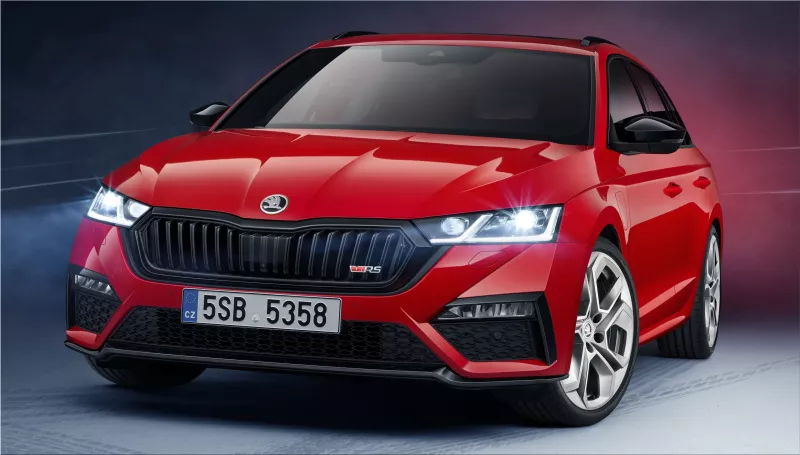 The new Skoda Octavia RS iV Hybrid will be available from September ...